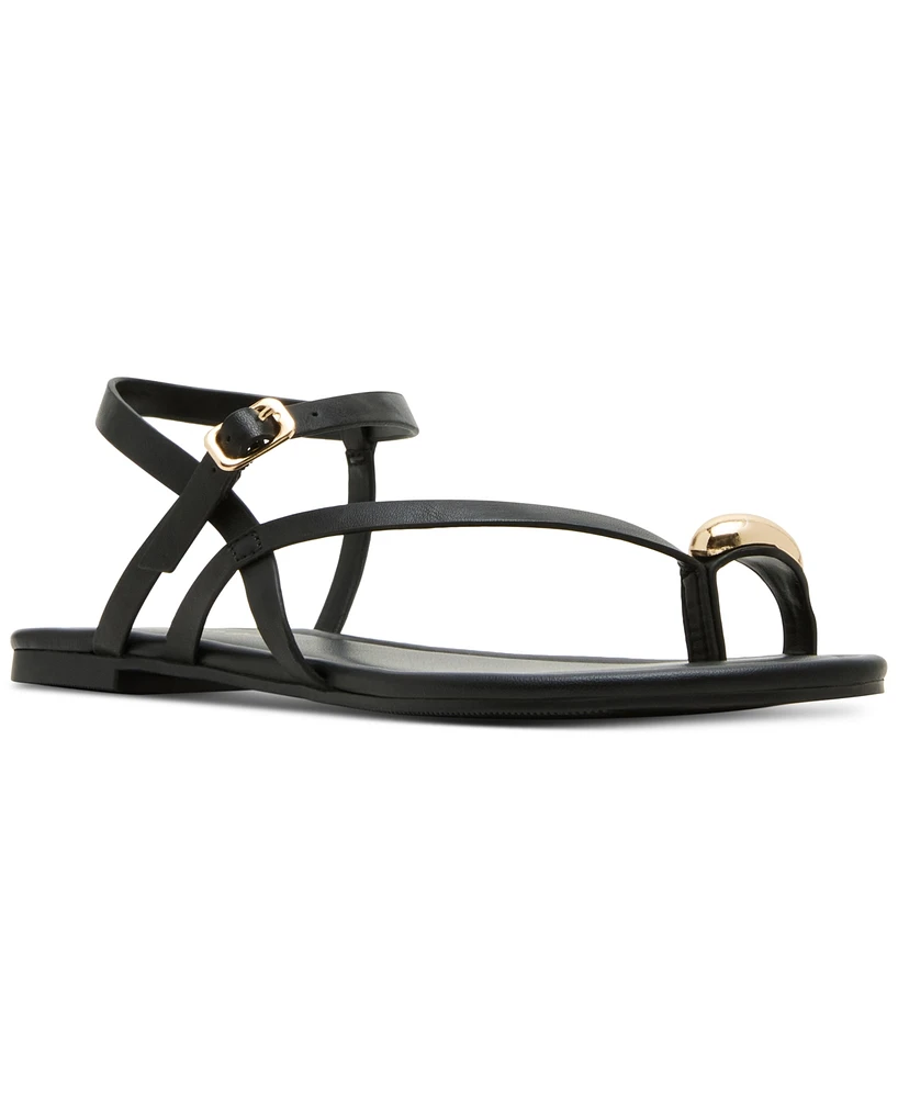 Madden Girl Treasure Strappy Embellished Flat Sandals