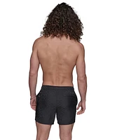 Karl Lagerfeld Paris Men's Euro Volley Jacquard 5" Swimsuit