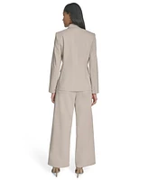 Halston Women's Peak-Lapel Two-Button Jacket
