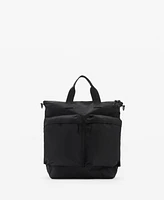 Mango Men's Pockets-Detail Multifunctional Backpack