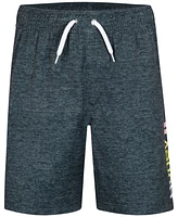 Hurley Big Boys Printed Heathered Pull-On Swim Trunks