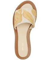 Arezzo Women's Dana Round Toe Flat Sandals