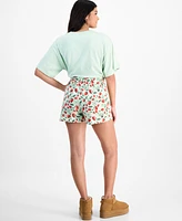 Disney Juniors' Winnie The Pooh Strawberry-Print Shorts