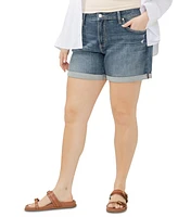 Silver Jeans Co. Plus Denim Boyfriend Shorts