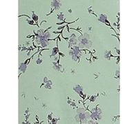 City Studios Juniors' Printed Flutter-Sleeve Chiffon Dress