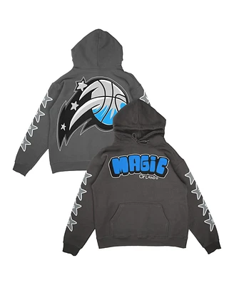 B2Ss Men's and Women's Black Orlando Magic Super Star Bubble Premium Pullover Hoodie