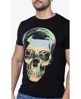 Men's Tie Dye Skull Rhinestone Graphic T-Shirts