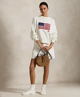 Polo Ralph Lauren Women's Logo Flag French Terry Crewneck