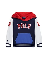 Polo Ralph Lauren Little Boys Baseball Logo Double Knit Hoodie