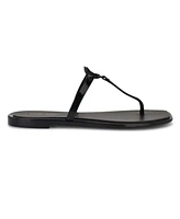 Nine West Women's Dacota T-Strap Square Toe Flat Sandals