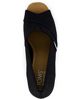 Toms Women's Slip On Wedge Sandals