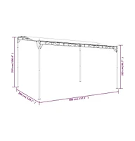 Canopy Cream 13.1'x9.8' 0.6 oz/ft² Fabric and Steel