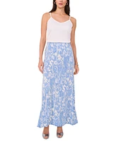 Vince Camuto Women's Abstract-Print A-Line Maxi Skirt