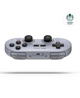 8BitDo SN30 Pro Bluetooth Controller, Hall Effect Joystick Update, Compatible with Switch, Pc, macOS, Android, Steam Deck & Raspberry Pi (Gray)