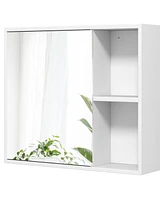 Bathroom Medicine Cabinet with Single Mirror Door