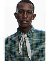Desigual Men's Combined checkered shirt