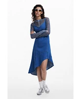 Desigual Women's Denim midi dress