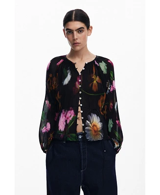 Desigual Women's Floral blouse