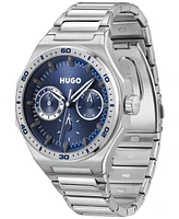 Hugo Boss Men's Grail Sport Quartz Multifunction Stainless-Steel Watch, 44mm