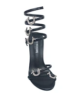 True Religion Tiana Spiral Ankle Wrap Heel
