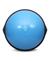 Bosu Multi Functional Original Home Gym 26 Inch Full Body Balance Strength Trainer Ball Equipment with Guided Workouts and Pump, Blue