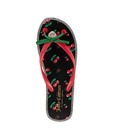 Juicy Couture Women's Slurpy Fruity Flip Flops