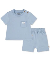 Huggies Baby Crepe Knit Jersey T-Shirt & Shorts, 2 Piece Set