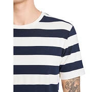 Paisley & Gray Men's Slim Fit Short Sleeve Striped T-Shirt