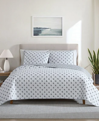 Nautica Coral Beach Reversible -Pc. Quilt Set