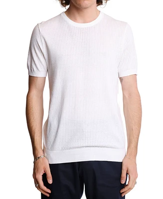 Paisley & Gray Men's Slim Fit Short Sleeve Pointelle T-Shirt