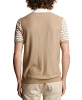 Paisley & Gray Men's Slim Fit Short Sleeve Chevron Polo Shirt