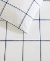 Nautica Plot Percale -Pc. Duvet Cover Set