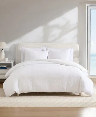 Nautica Seaside Floral Jacquard Duvet Cover Set
