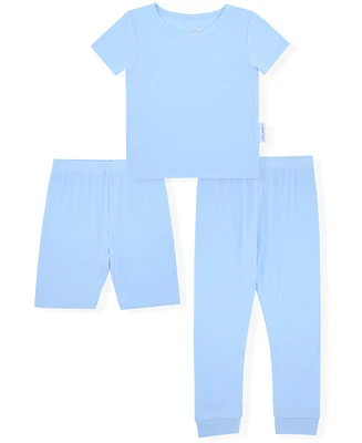 Max & Olivia Baby and Toddler Boys 3-Peiece Pajama Top Pant Set