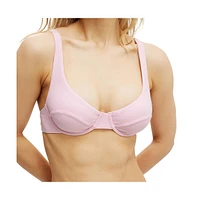 Cotton On Women's Underwire Balconette Bikini Top