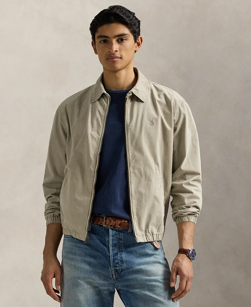 Polo Ralph Lauren Men's The Bayport Mineral-Dyed Poplin Jacket