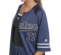 Starter Women's Logo Raglan-Sleeve Baseball Shirt