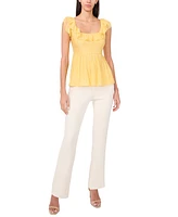 Parker Women's The Jolene Ruffle-Square-Neck Top