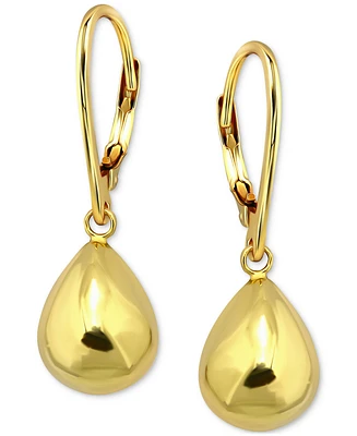 Giani Bernini Tear-Shape Drop Earrings Sterling Silver or 18k Gold Over Silver, Exclusively at Macy's