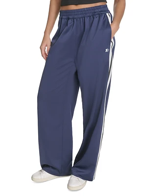Starter Women's Side-Stripe Full-Length Track Pants