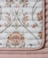 Seventh Studio Province Floral Damask Pinsonic Microfiber 3-Pc. Quilt Set, King