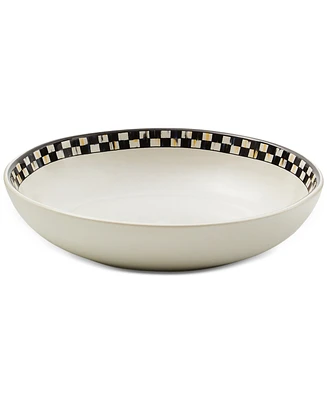 MacKenzie-Childs Courtly Check Everyday Pasta Bowls, Set of 4