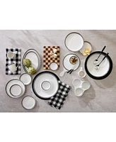 MacKenzie-Childs Courtly Check Everyday Oval Platters, Set of 2