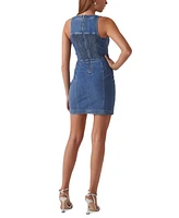 Guess Women's Denim Lace-Up Lisbeth Dress