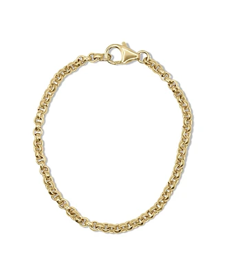 Non-Tarnishing 14k Gold Filled Rolo Chain Bracelet