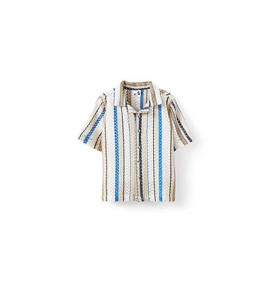 Cotton On Boys Little/Big Cabana Short Sleeve Shirt