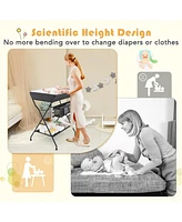 Gouun Baby Storage Folding Diaper Changing Table