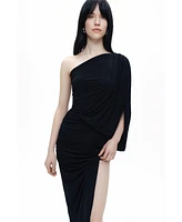 Nocturne Women's Draped Detail Maxi Dress