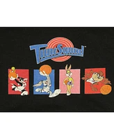 Looney Tunes Space Jam Boys 1996 Tune Squad Color Block Characters Youth Black Hoodie-l