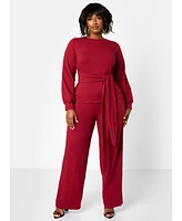 Rebdolls Women's No Exceptions Cotton Wide Leg Pants